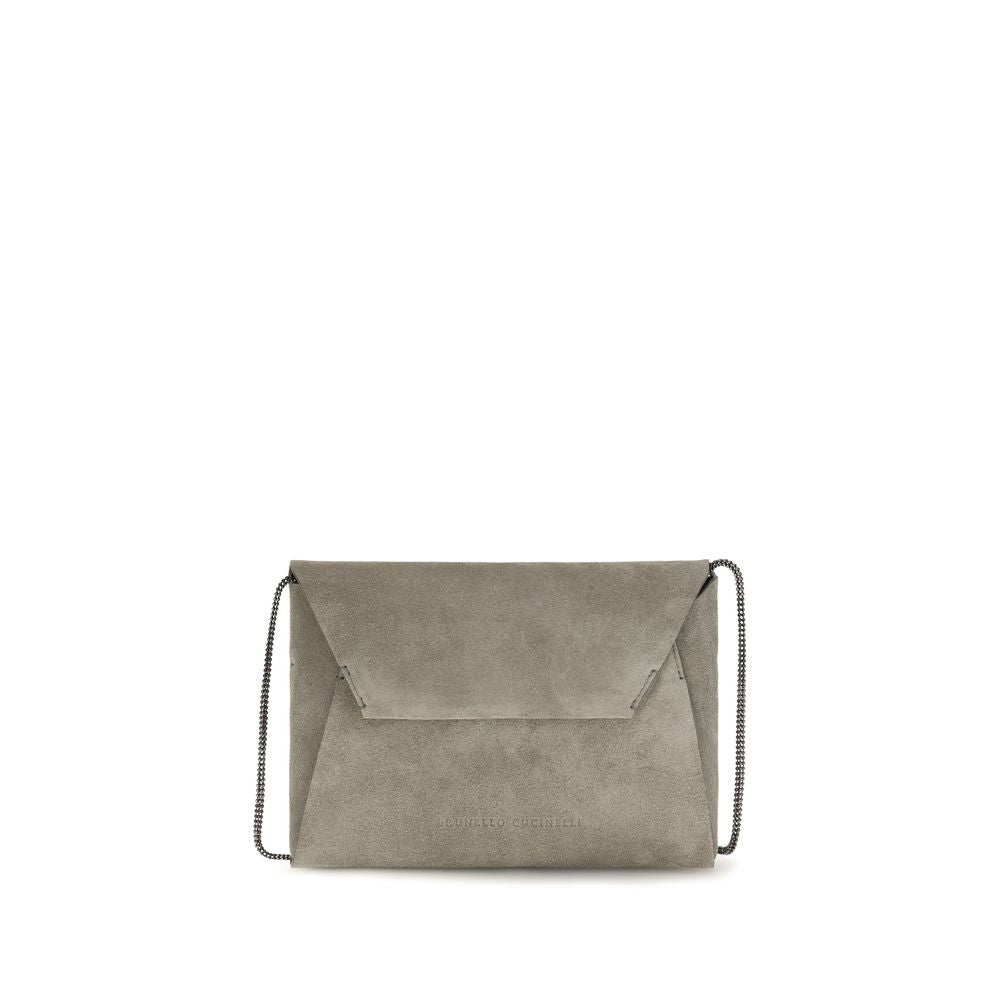 Gray Calf Leather Bos Taurus Shoulder Bag