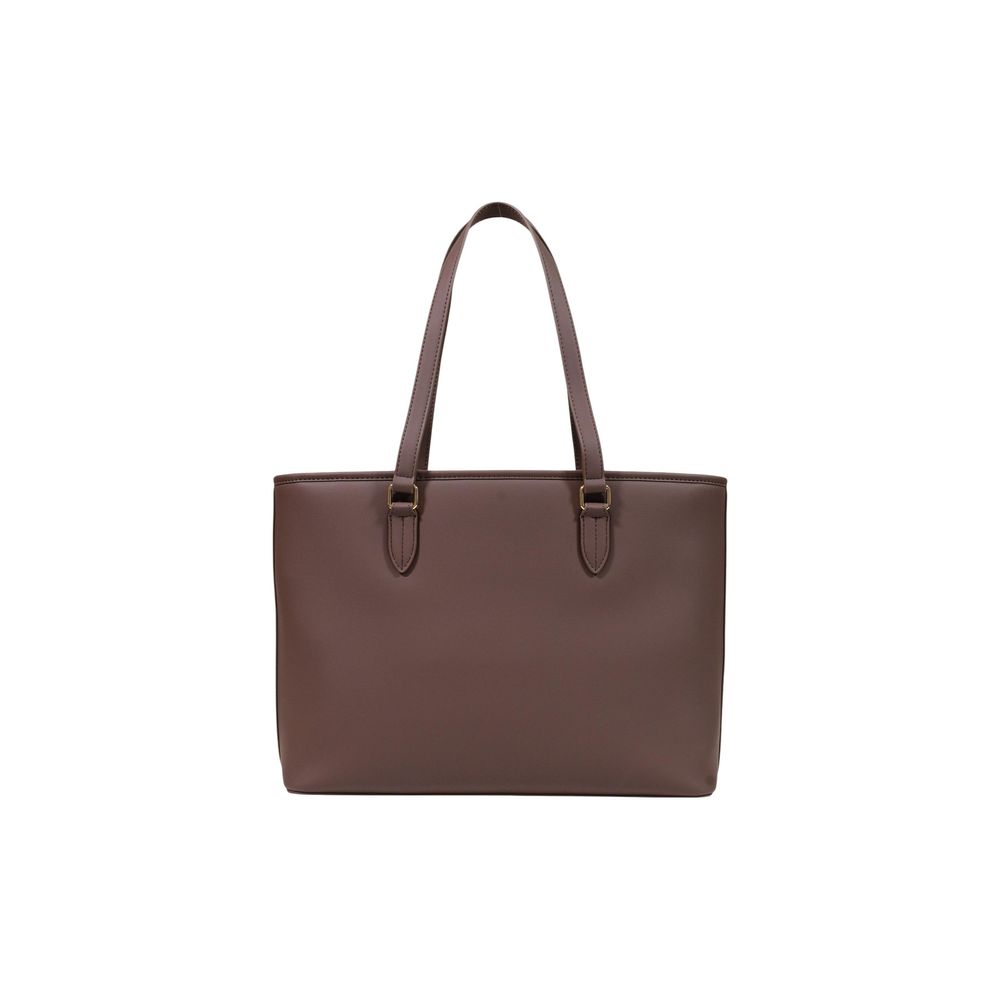 Brown Polyethylene Handbag