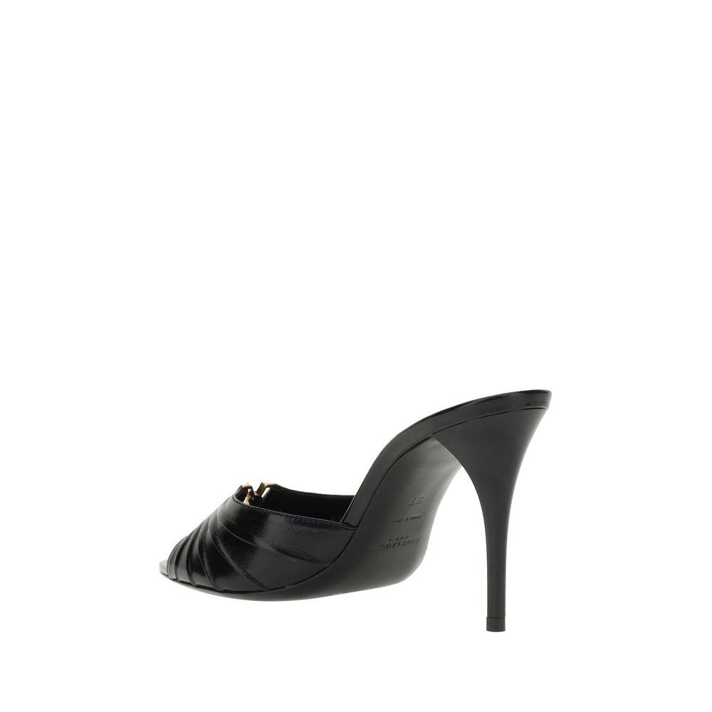 Black Lamb Ovis Aries Aries Stiletto Heel Sandals