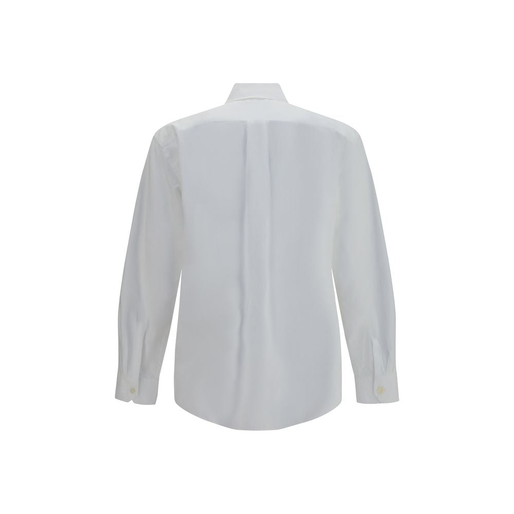 White Lyocell Dress Shirt