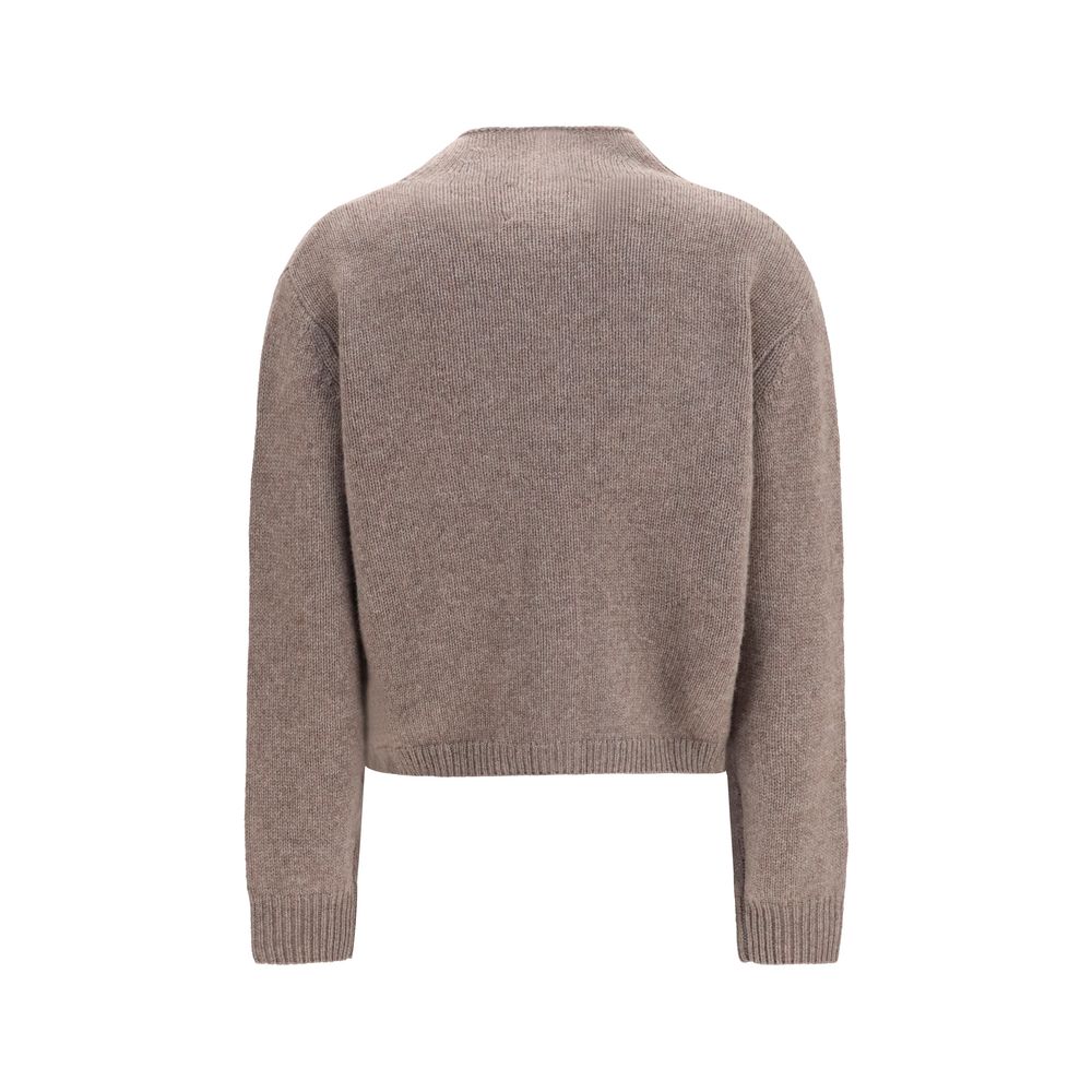 Beige Cashmere Cardigan