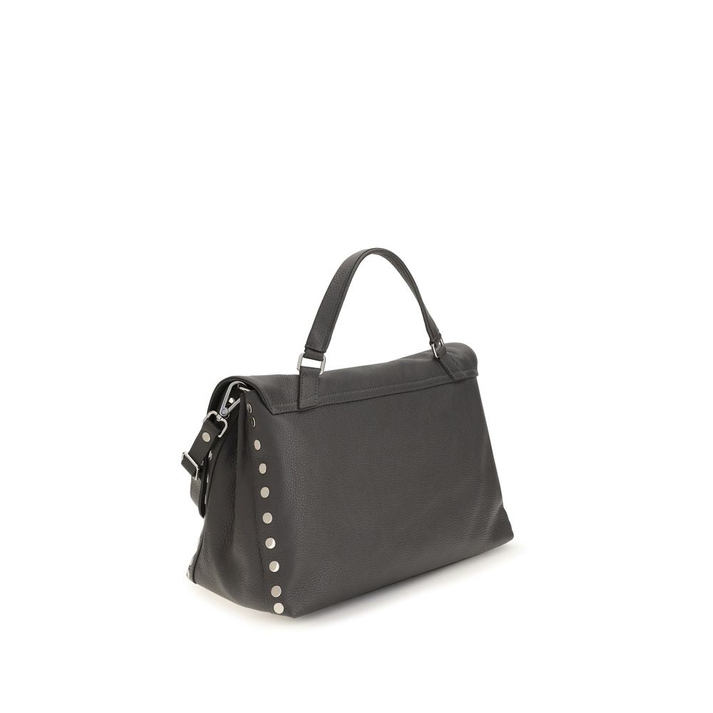 Gray Calf Leather Bos Taurus Handbag
