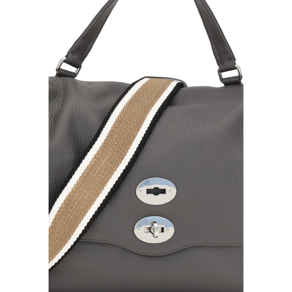 Gray Calf Leather Bos Taurus Handbag