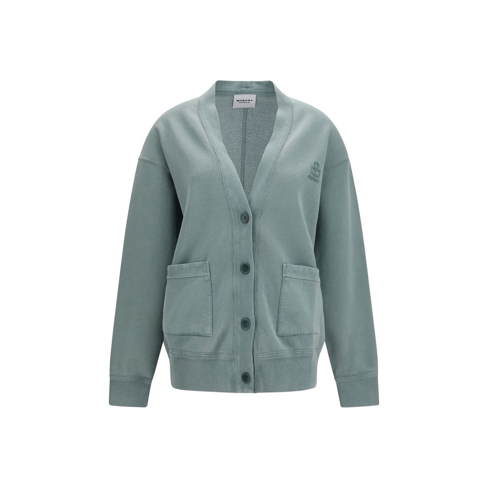 Gray Cotton Cardigan
