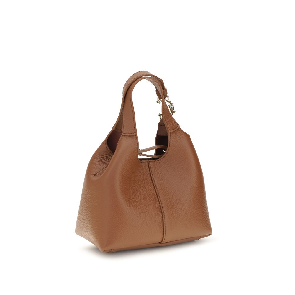 Brown Calf Leather Bos Taurus Handbag