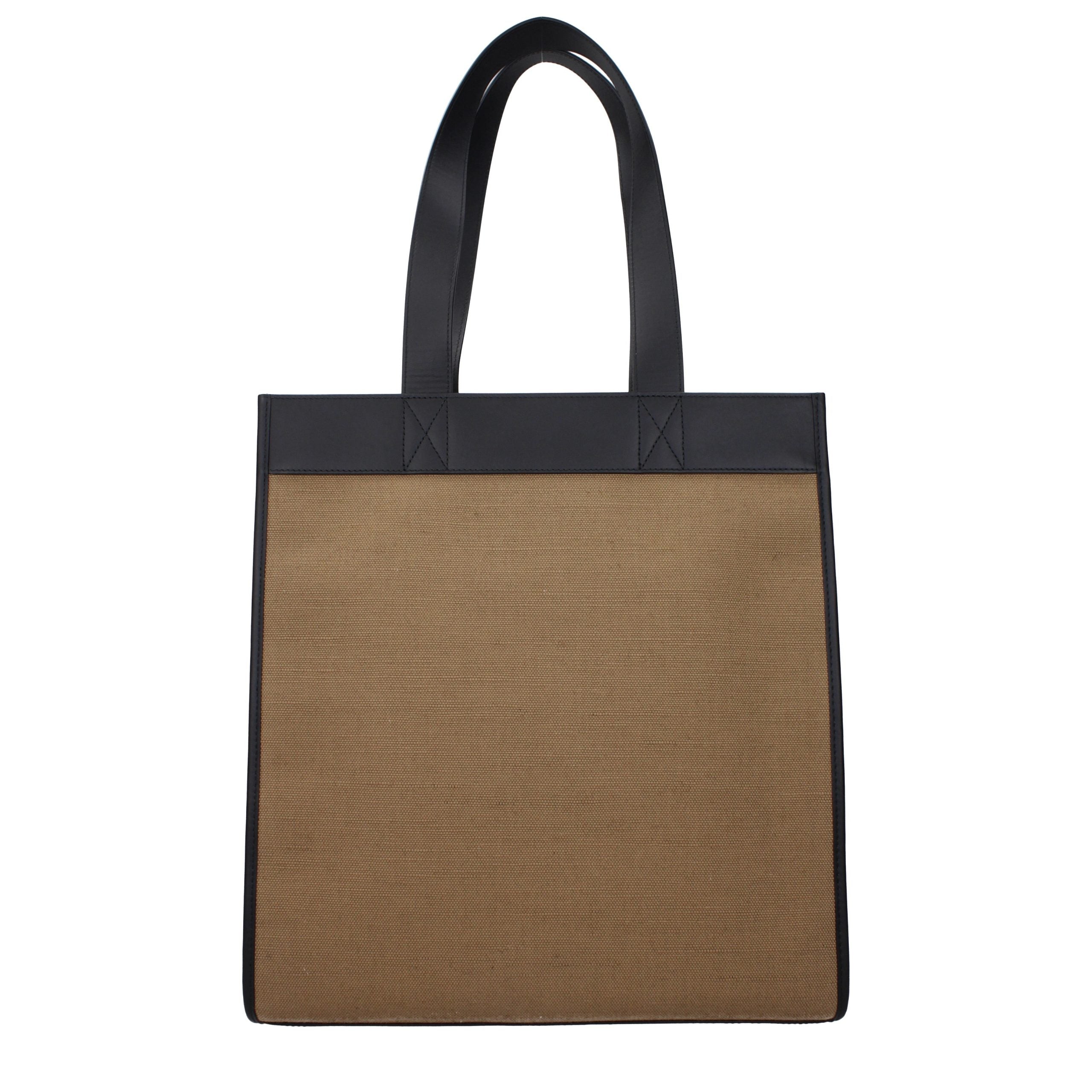 Brown Fabric Shoulder Bag