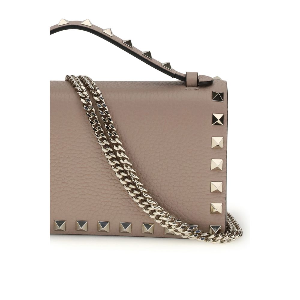 Beige Calf Leather Bos Taurus Wallet