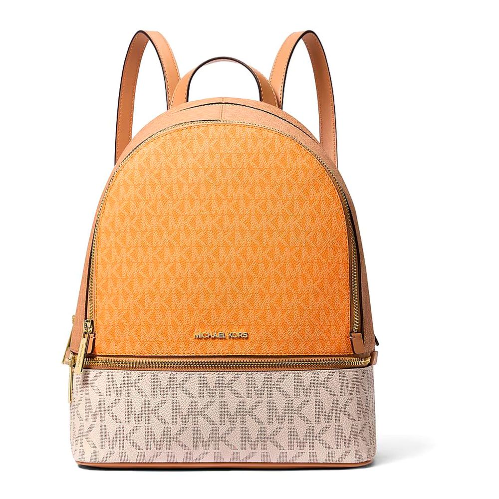 Orange Canvas Backpack