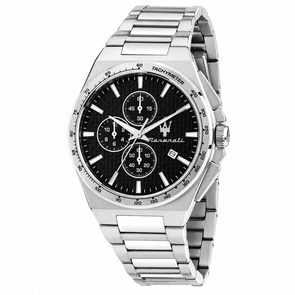 Gray Stainless Steel Dress Watch