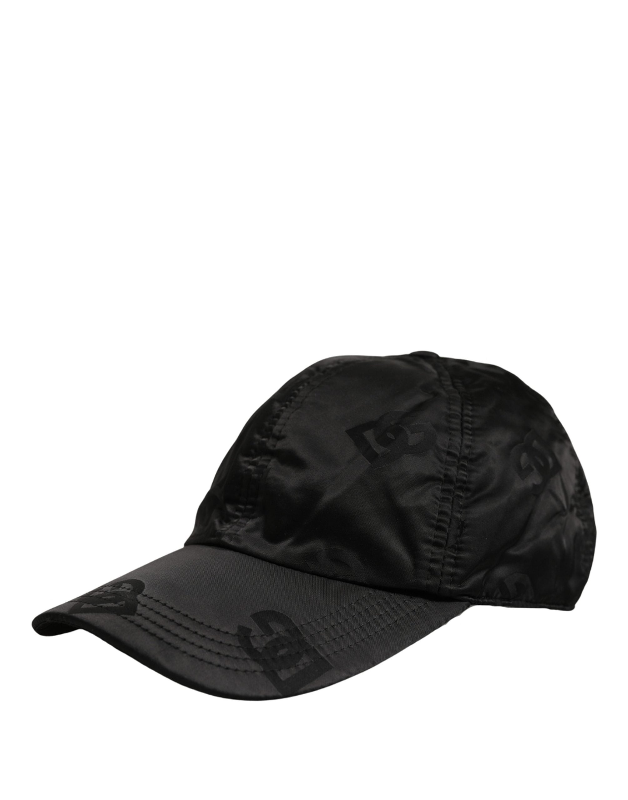 Men Black DG Monogram Baseball Capello Hat