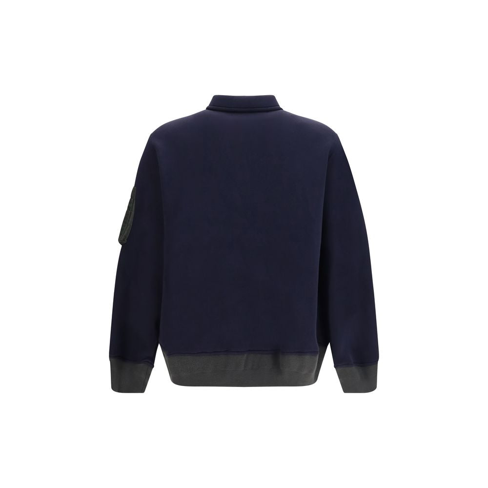 Blue Cotton Polo Shirt