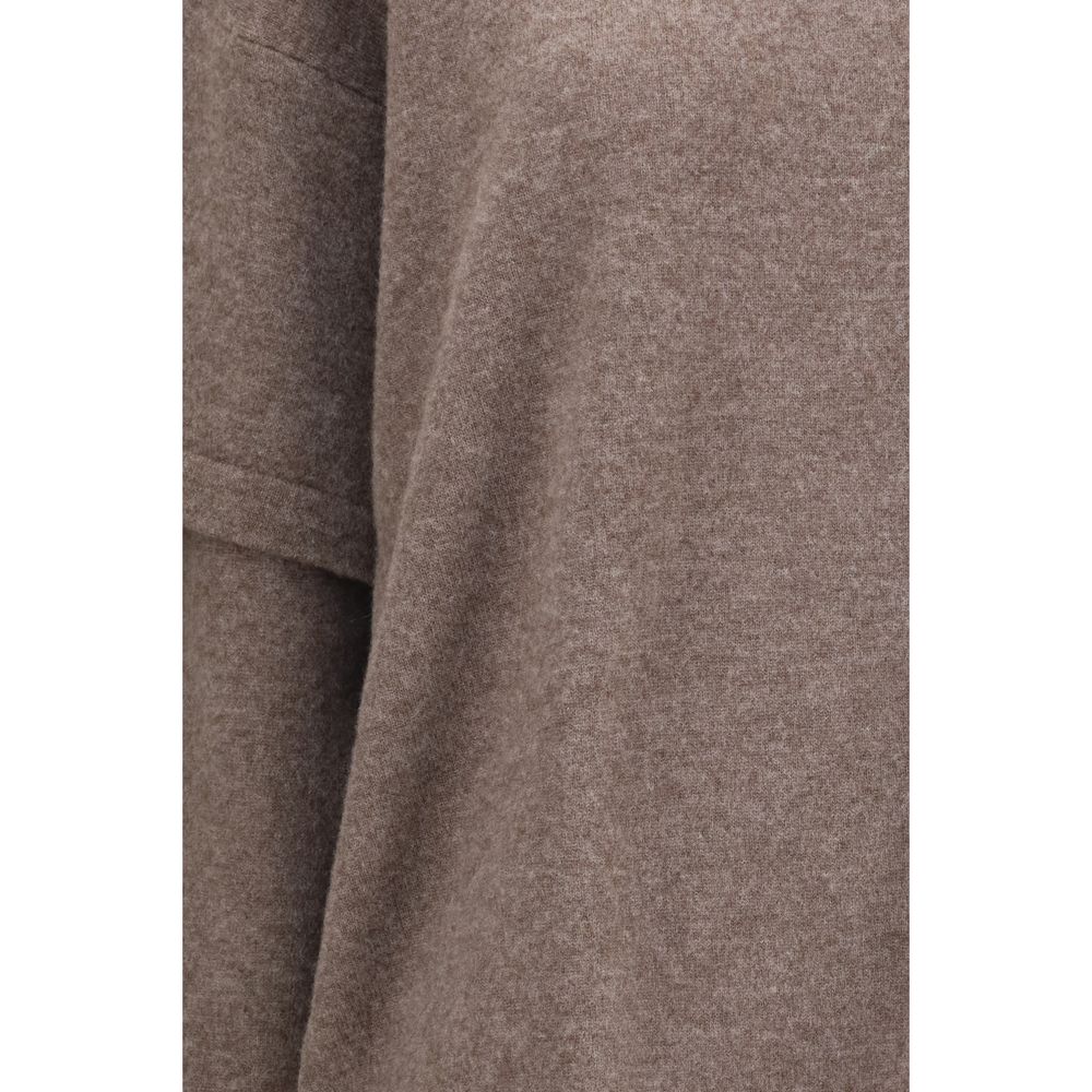 Brown Wool Oves Aries Sweatshirt