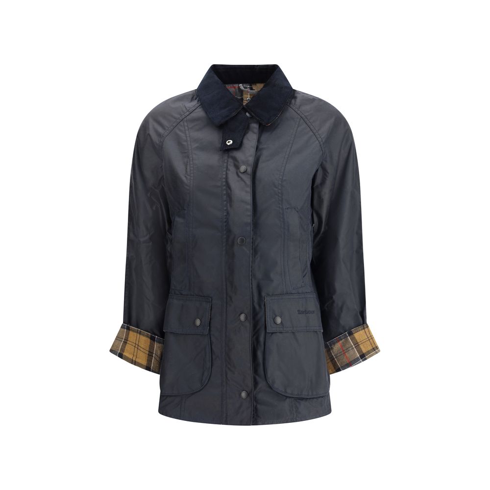 Blue Cotton Shell Jacket