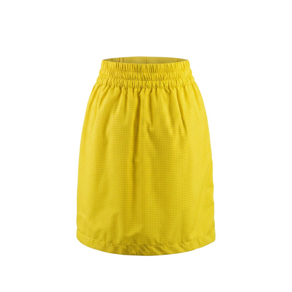 Yellow Polyamide Women Skirt