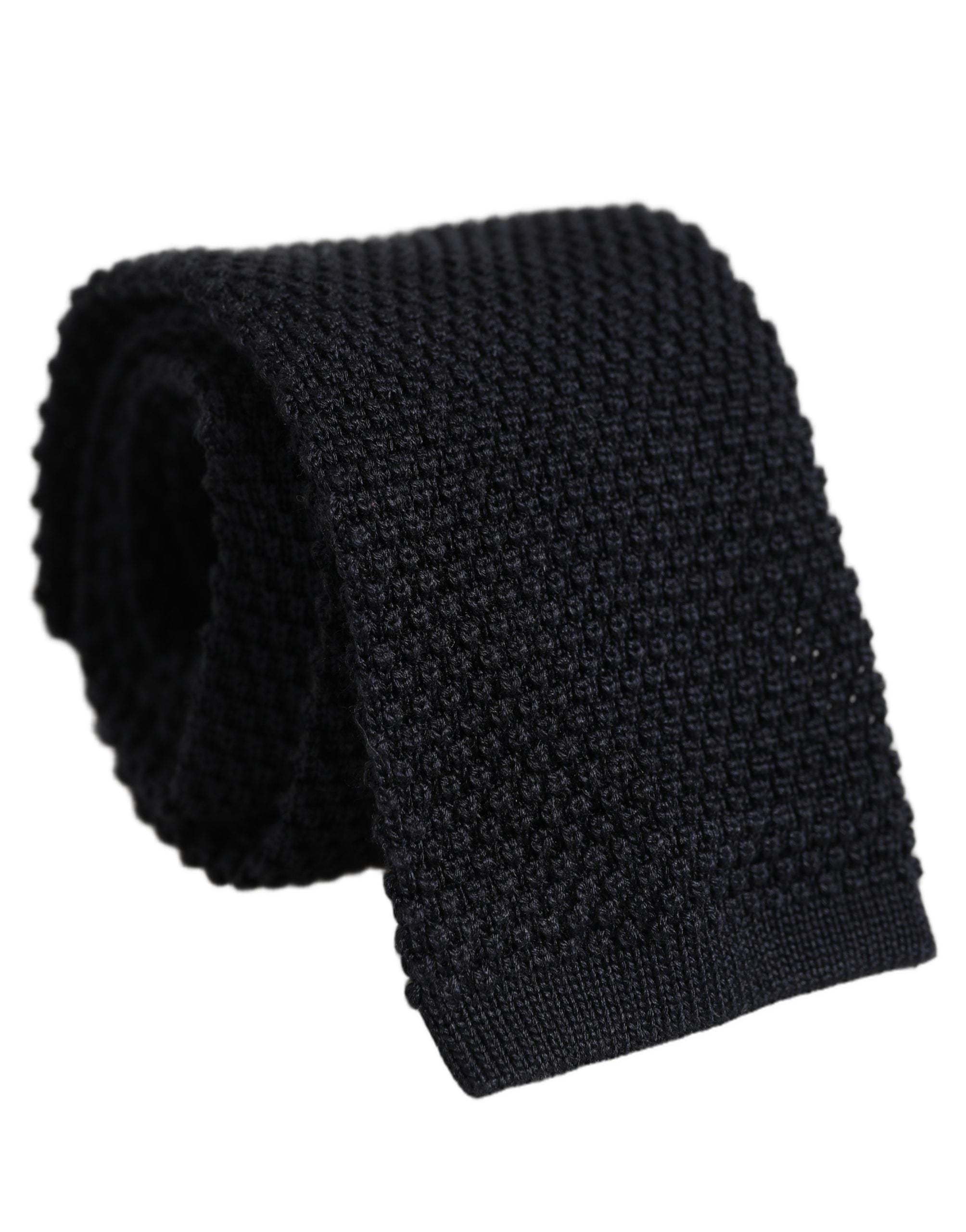 Men Black 100% Silk Adjustable Men Tied Necktie Tie