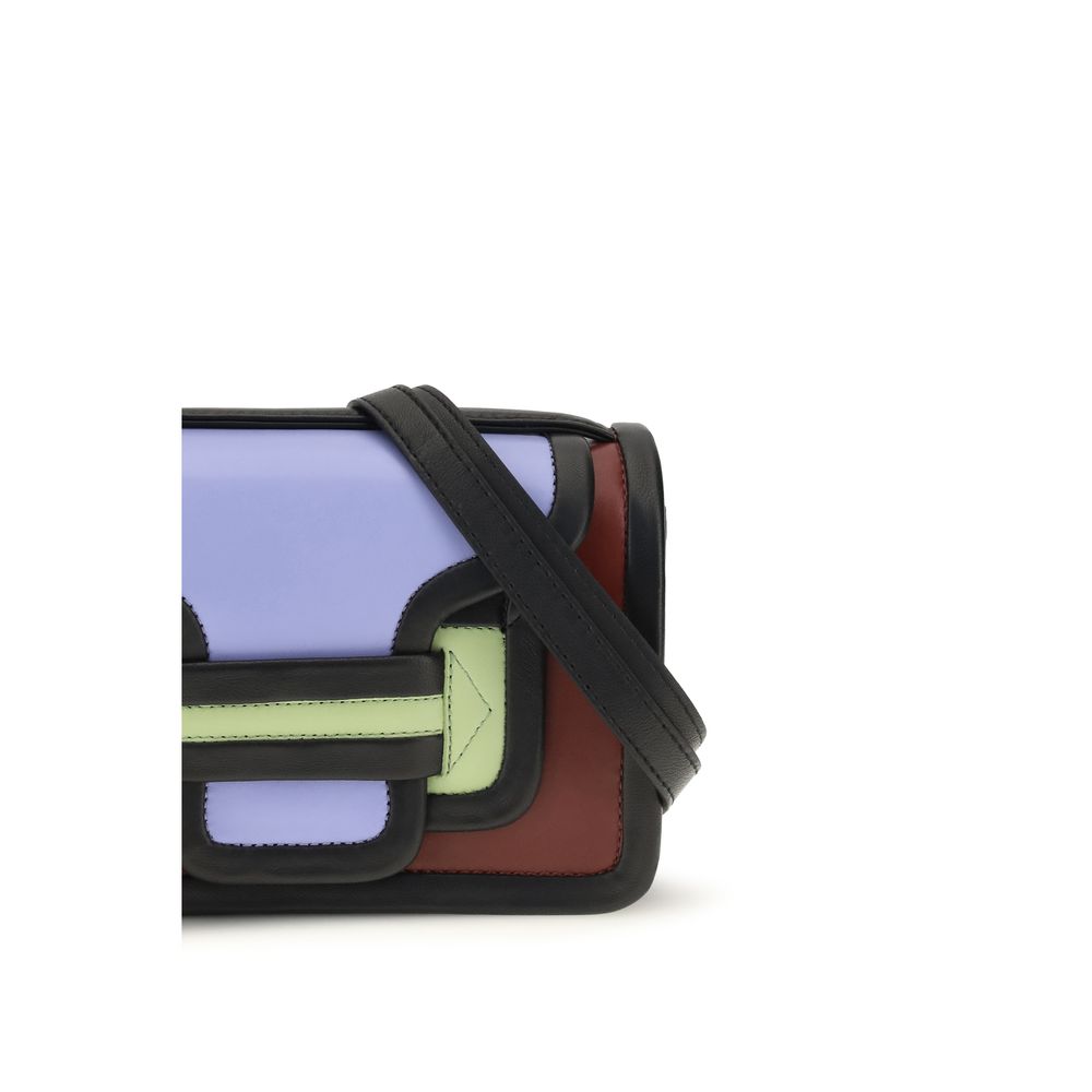 Multicolor Calf Leather Bos Taurus Shoulder Bag
