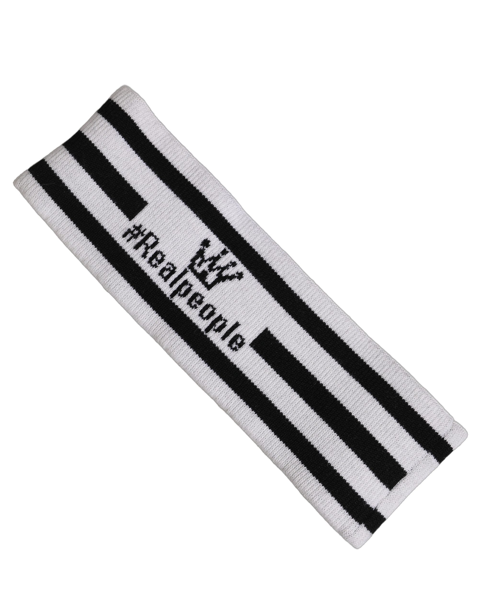 White Wool Knit #DGmillennials Head Band One Size Hat