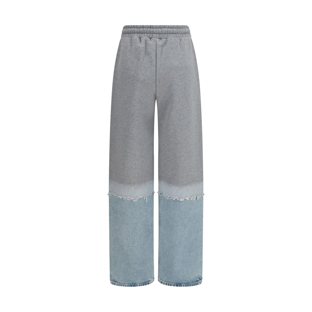 Multicolor Cotton Casual Pants