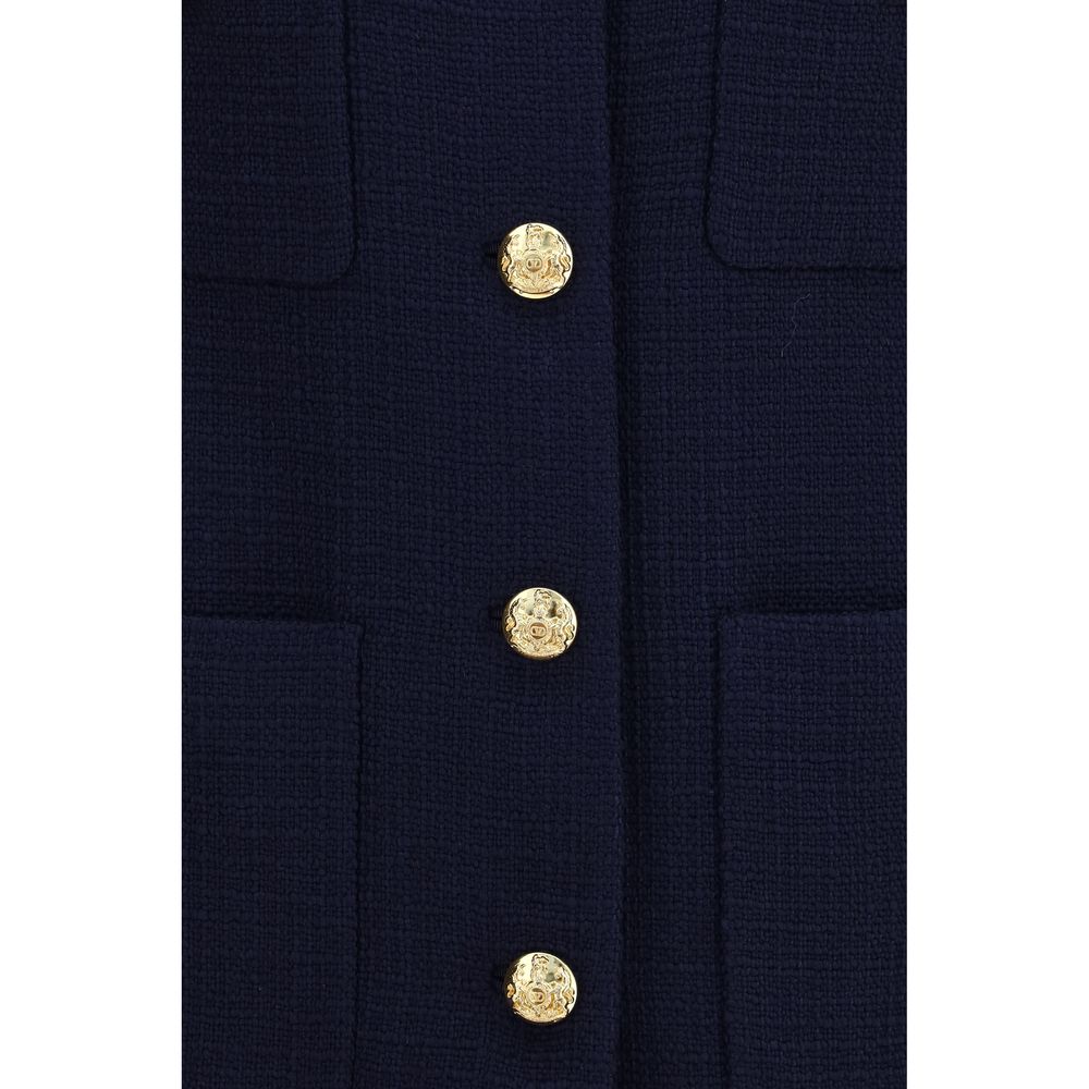 Blue Wool Oves Aries Coat