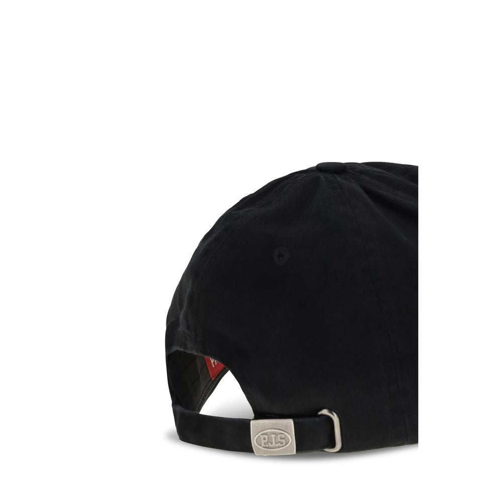 Black Cotton Cap (Baseball Hat)