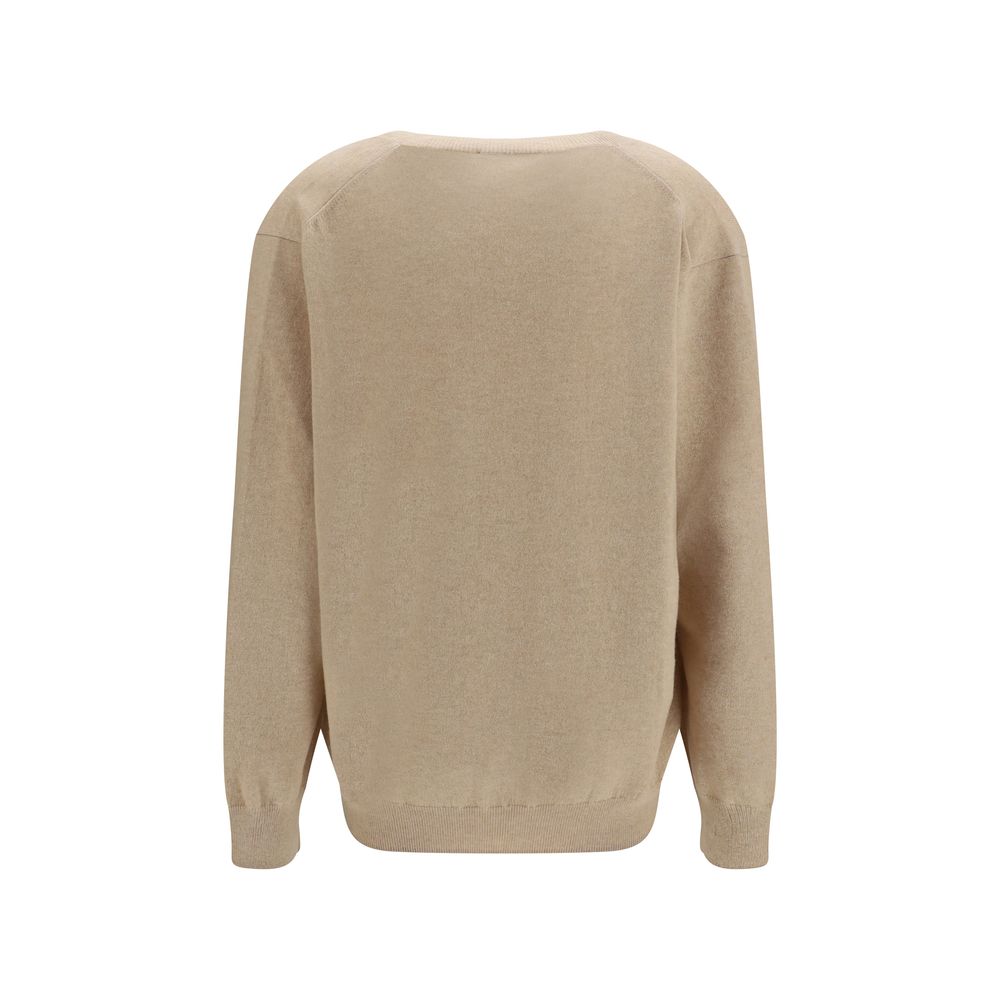 Beige Cashmere Sweater