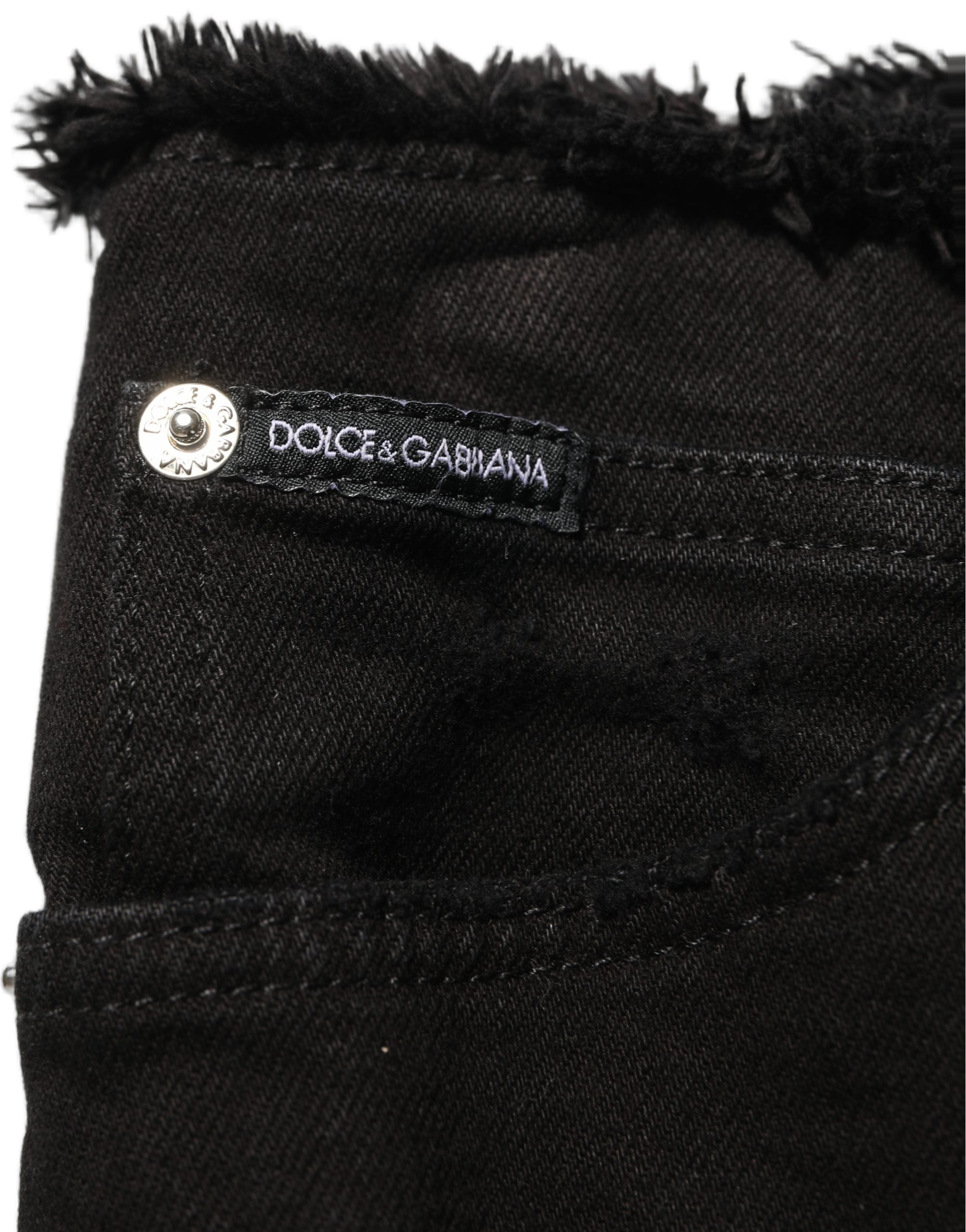 Black Cotton Skinny Denim Trouser Jeans