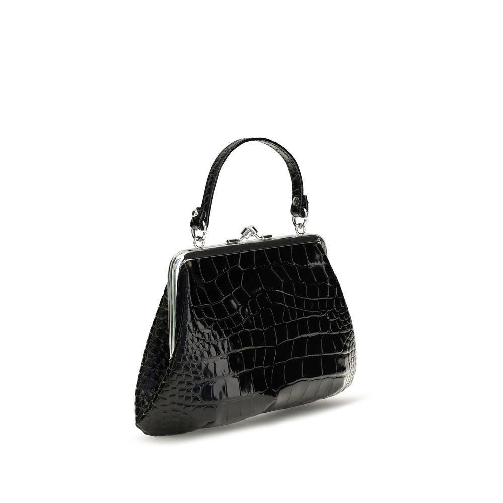 Black Calf Leather Bos Taurus Handbag