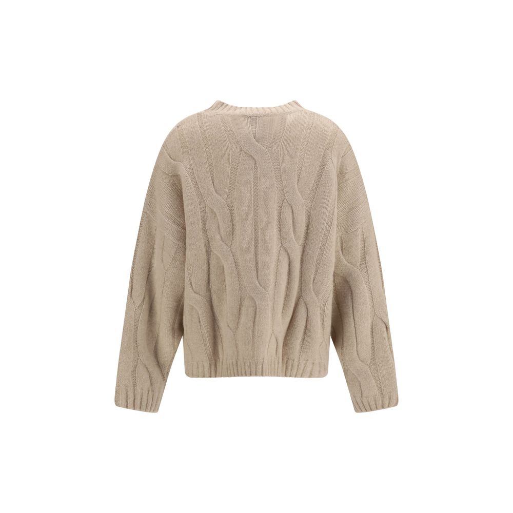 Beige Cashmere Sweater