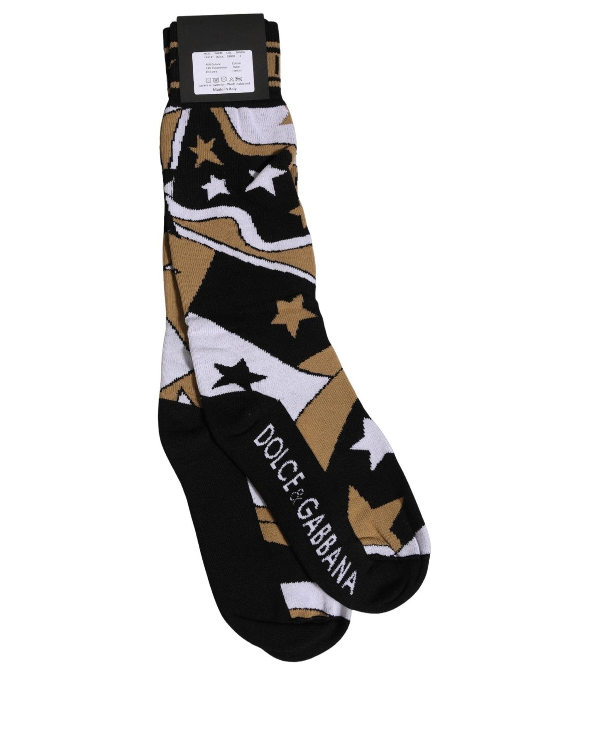 White Polka Dot Over The Calf Accessory Socks