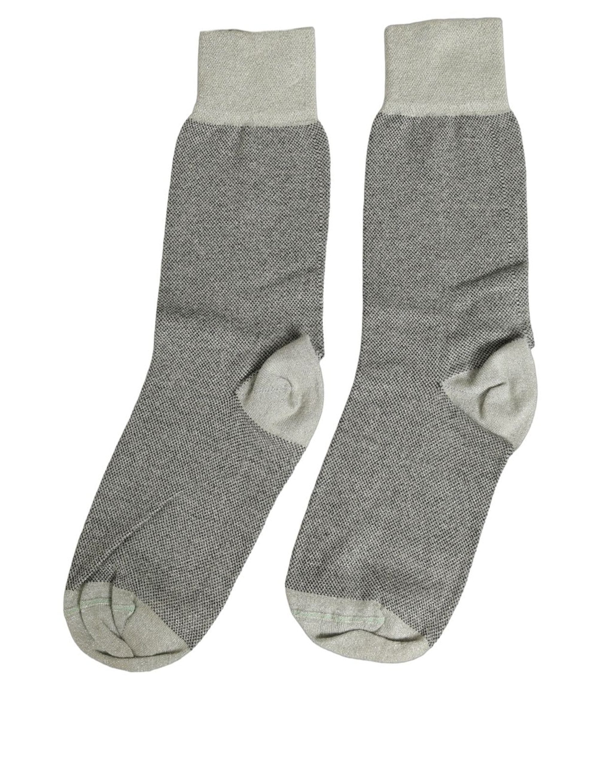 Charcoal Grey Logo Mid Calf Women Accessory Socks