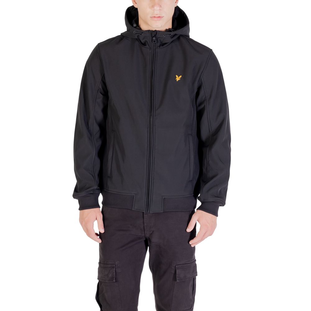 Black Polyester Parka