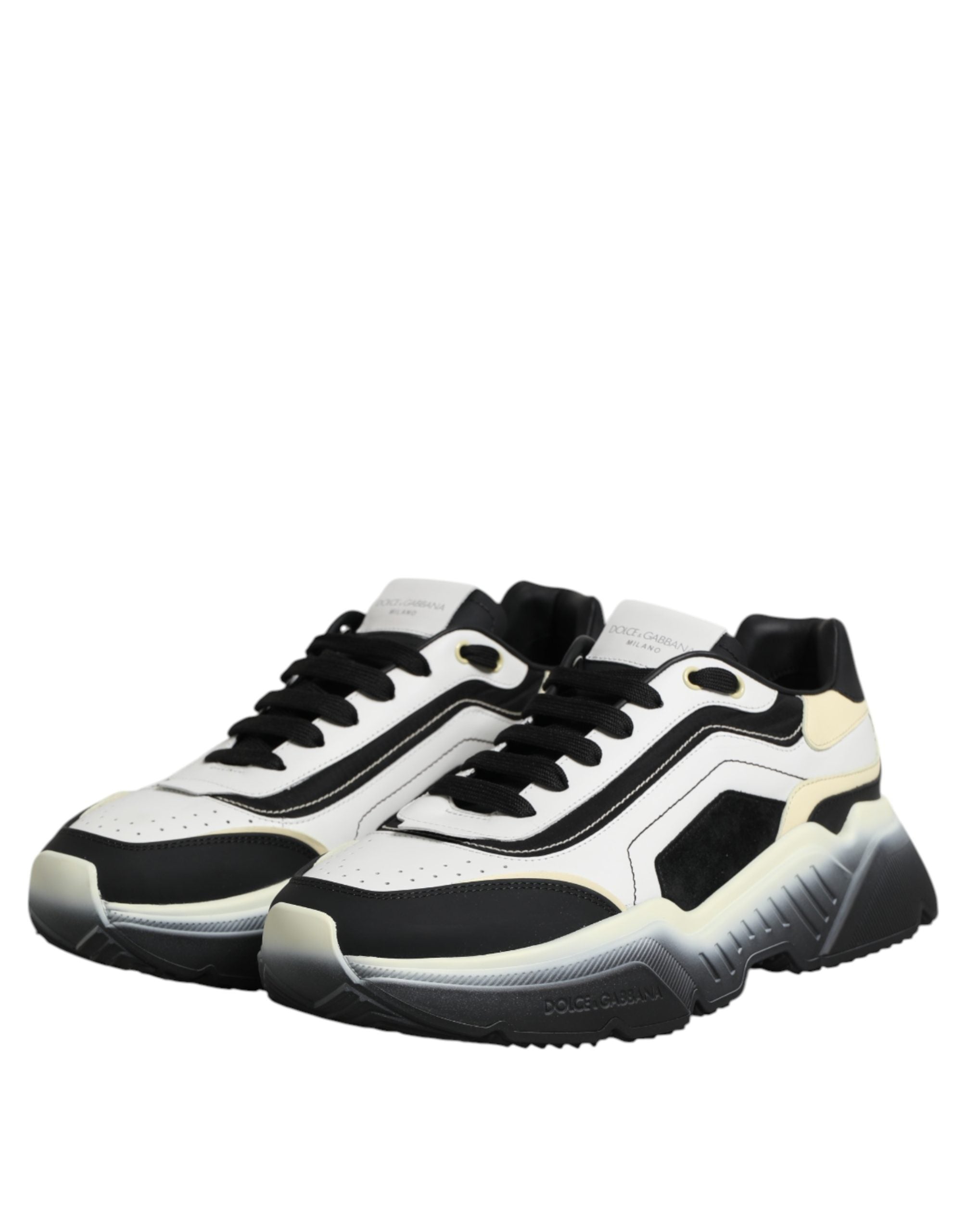 White Black Daymaster Two Tone Sneaker Shoes