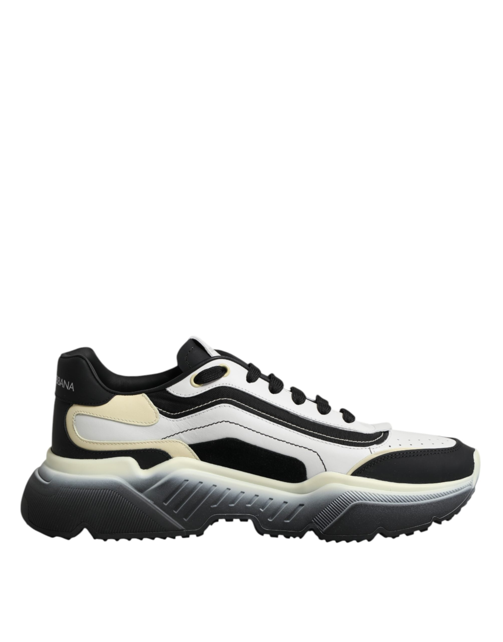 White Black Daymaster Two Tone Sneaker Shoes