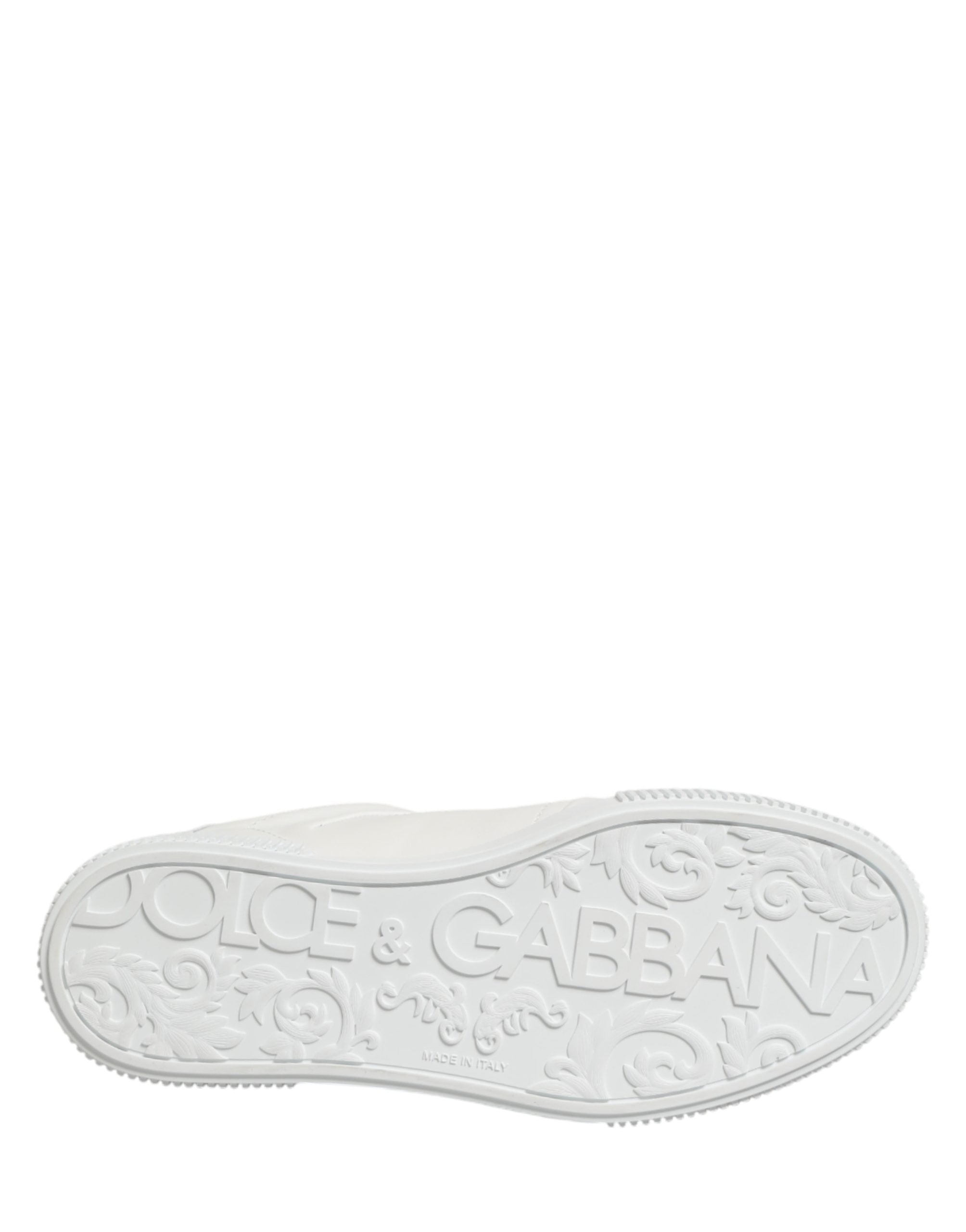 White Miami Leather Low Top Men Sneakers Shoes