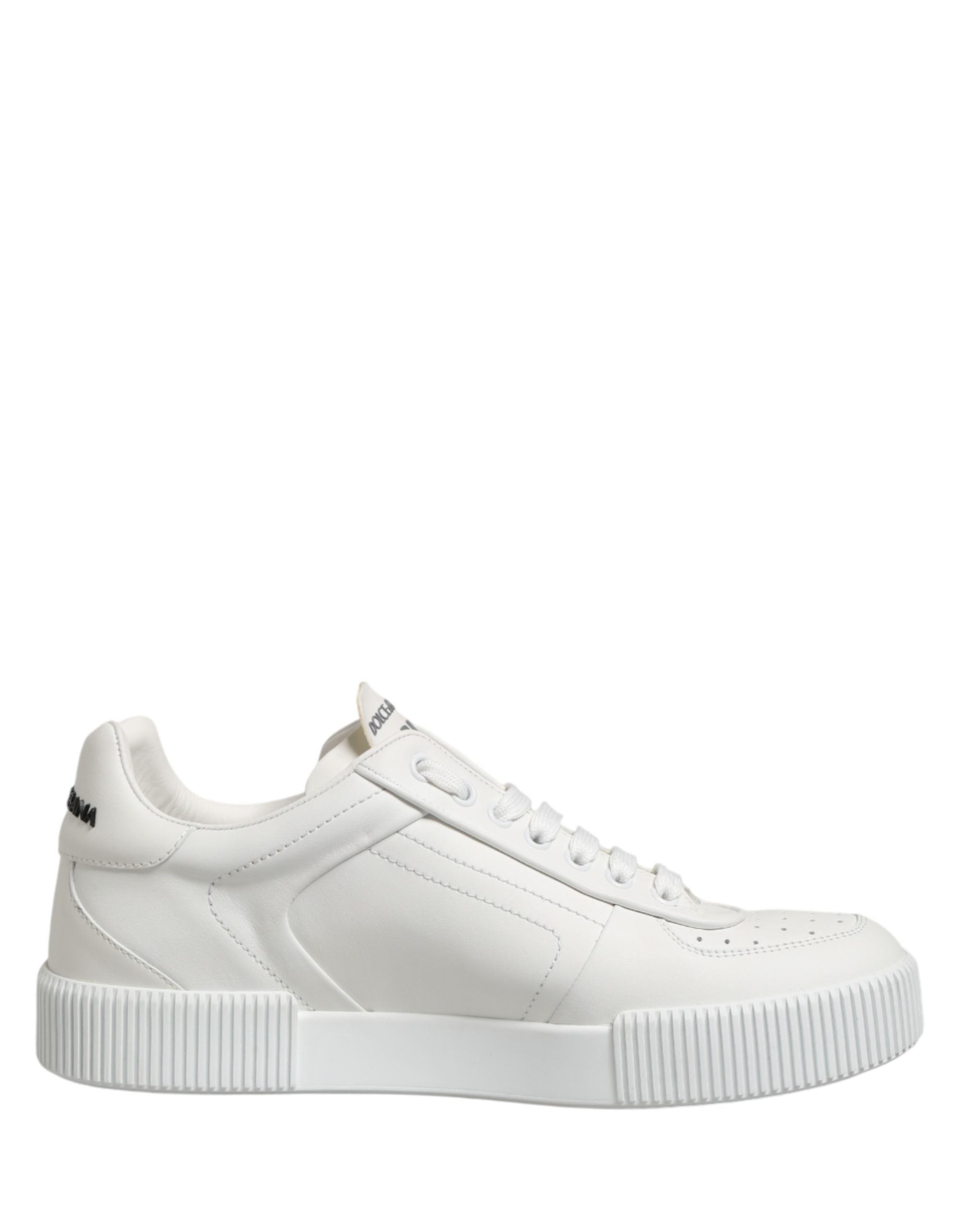 White Miami Leather Low Top Men Sneakers Shoes