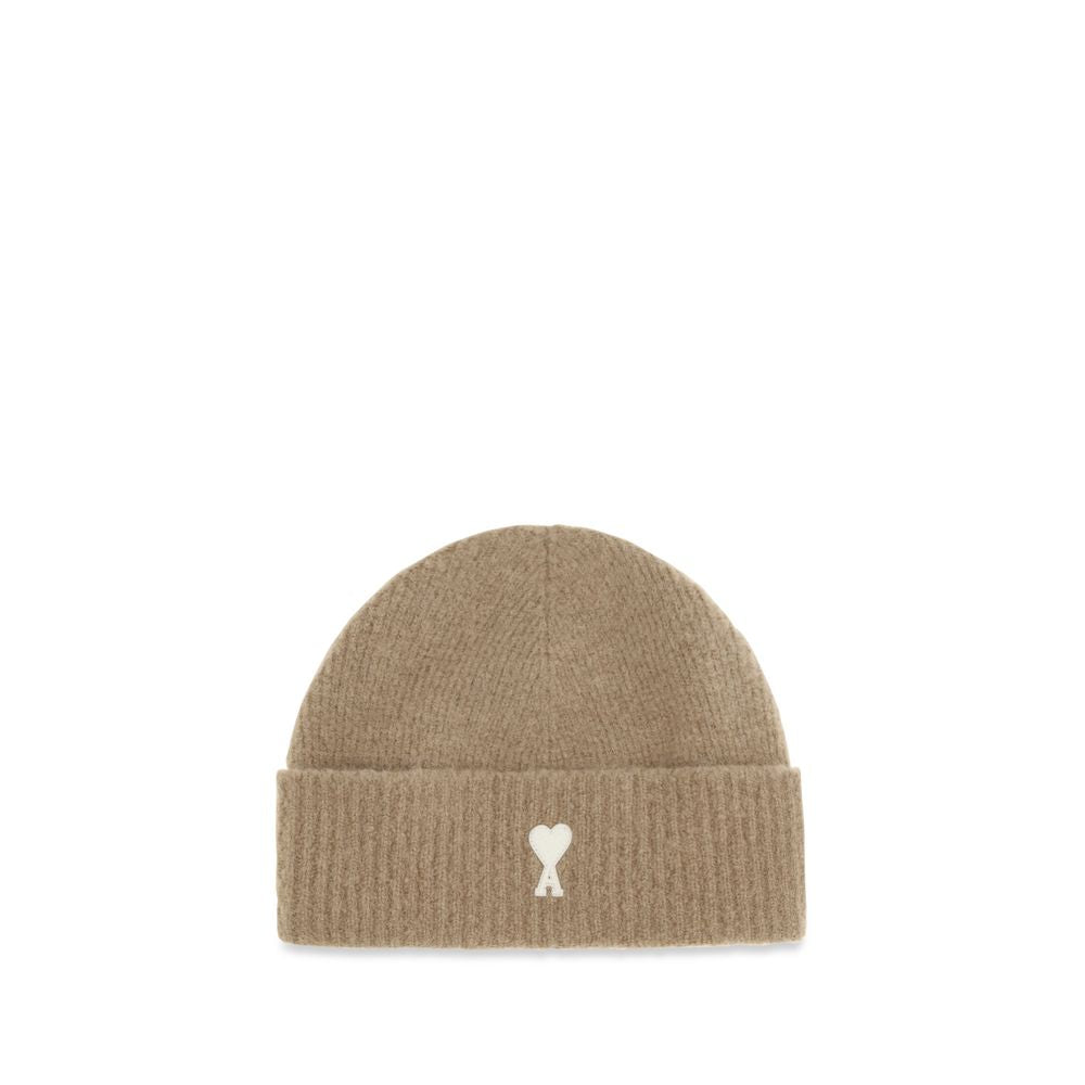 Beige Wool Oves Aries Beanie