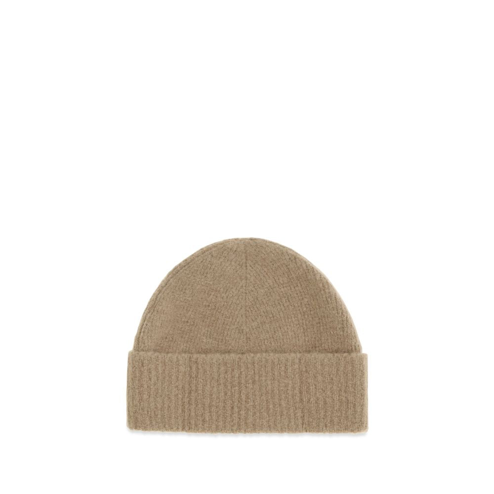 Beige Wool Oves Aries Beanie