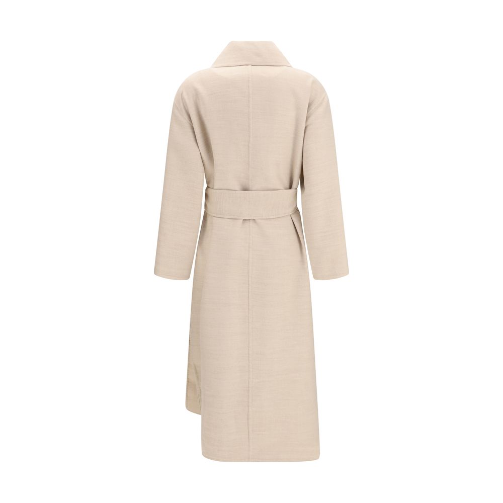 Beige Wool Oves Aries Coat