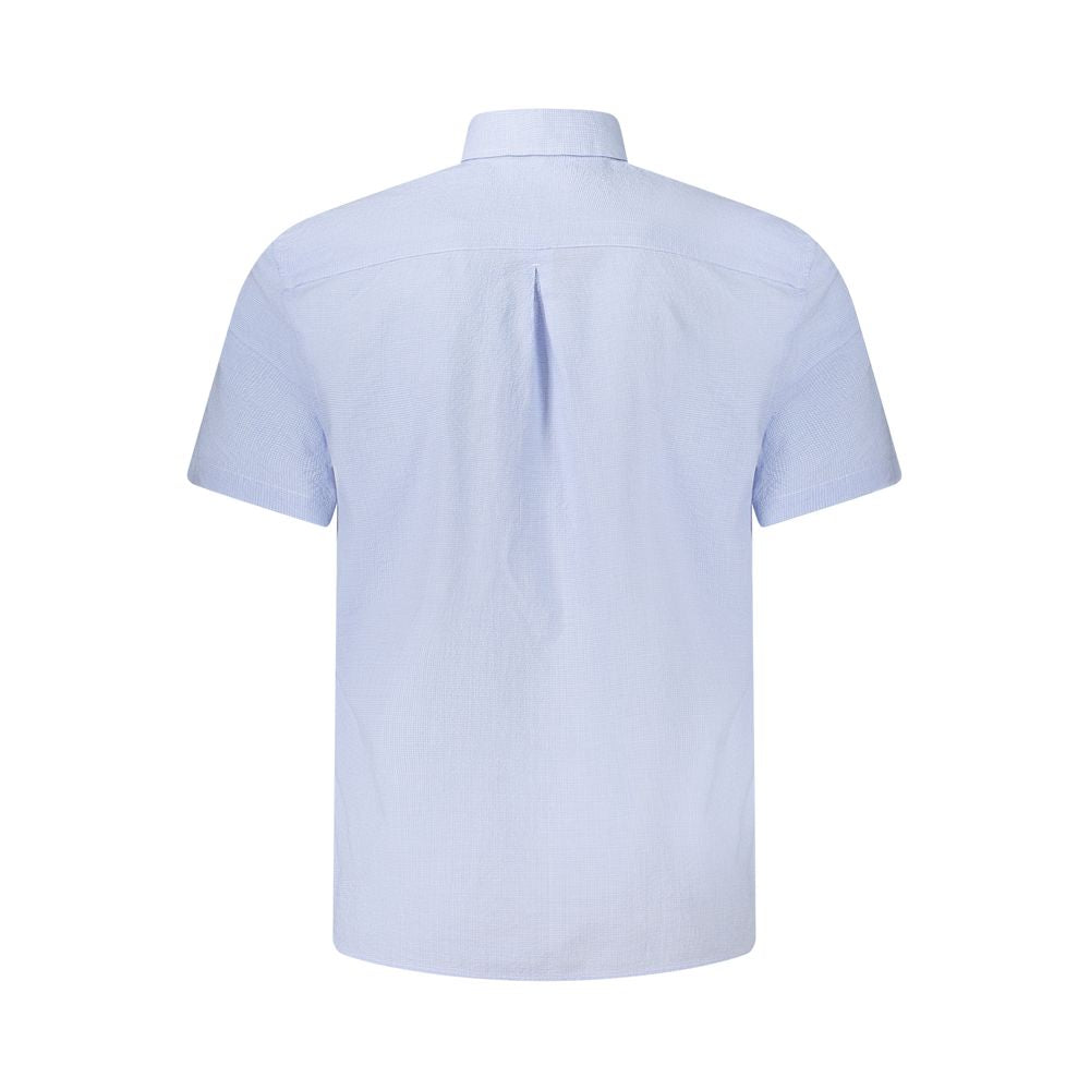 Light Blue Cotton Men's Shirt