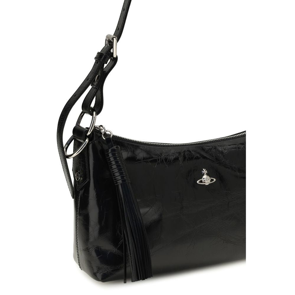 Black Calf Leather Bos Taurus Shoulder Bag
