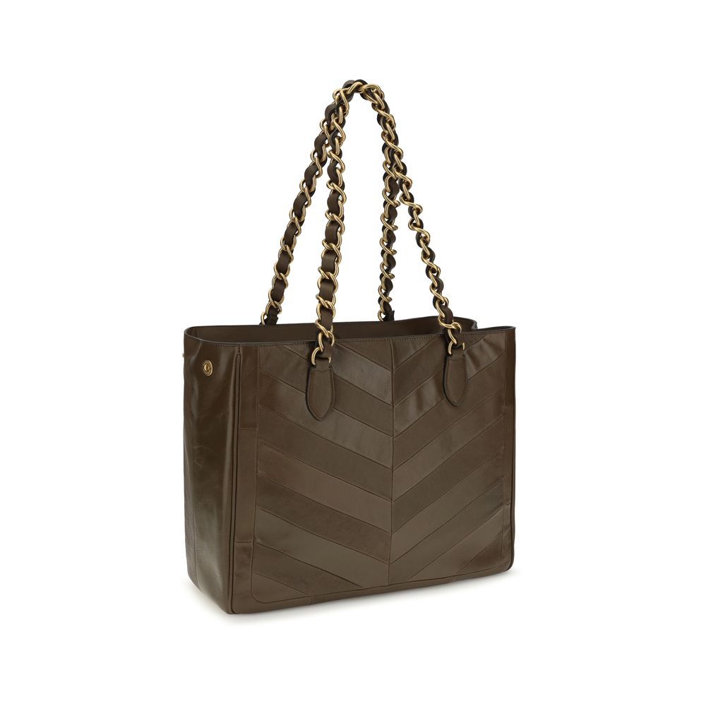 Brown Calf Leather Bos Taurus Shoulder Bag