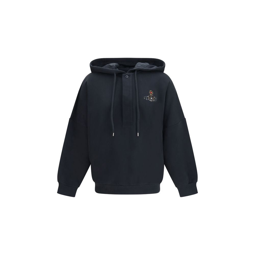 Black Cotton Sweatshirt