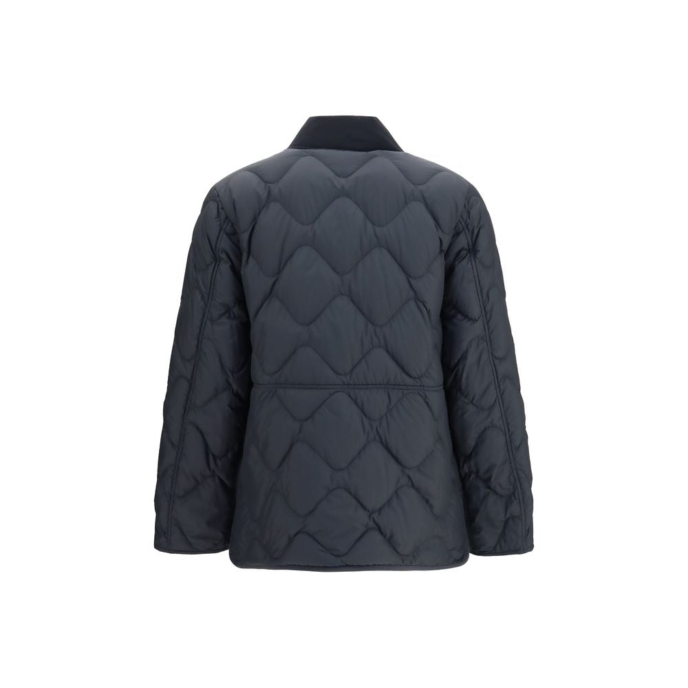 Gray Polyester Shell Jacket