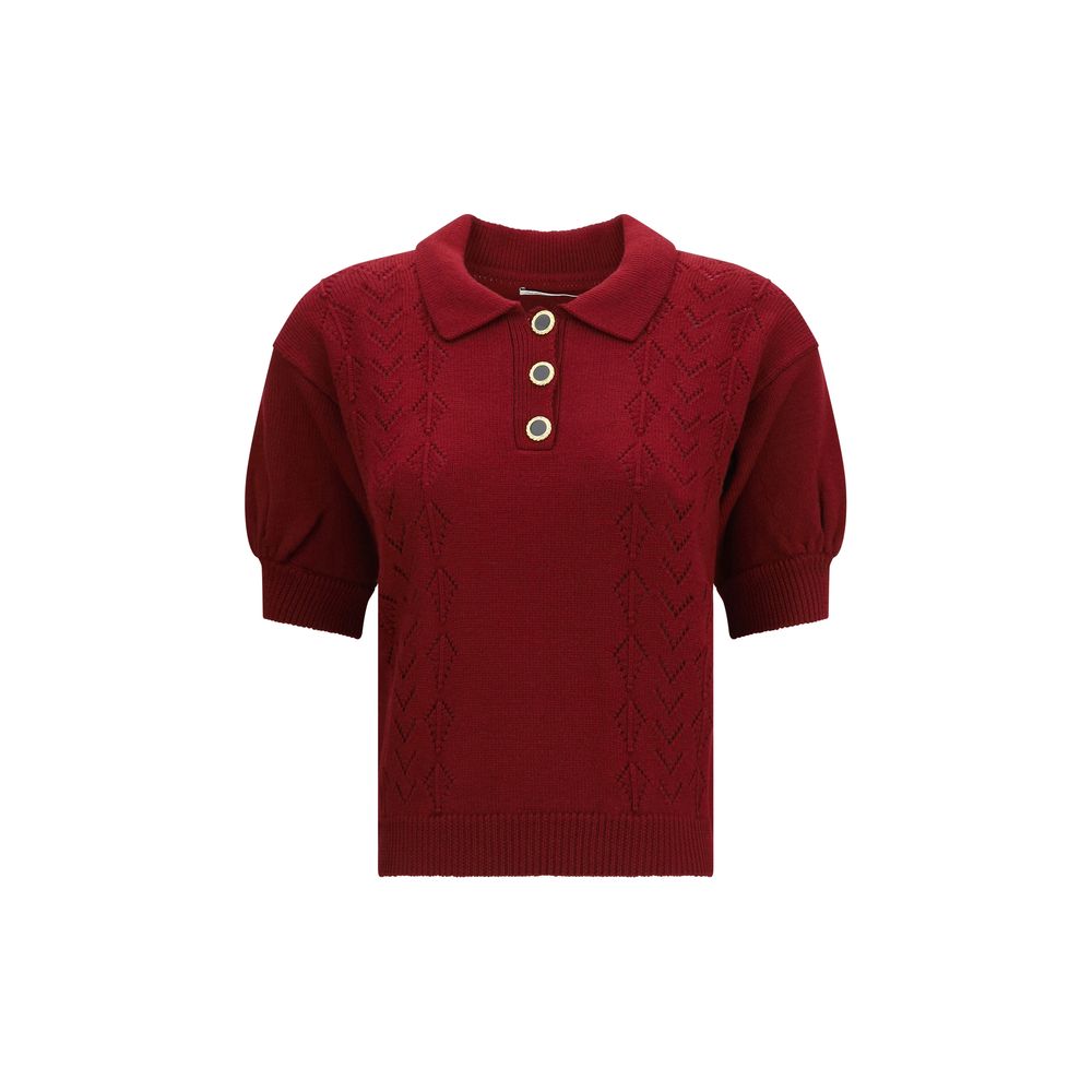Bordeaux Wool Oves Aries Shortsleeve Shirt