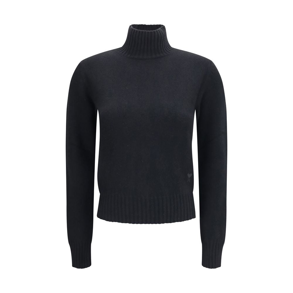 Black Cashmere Turtleneck