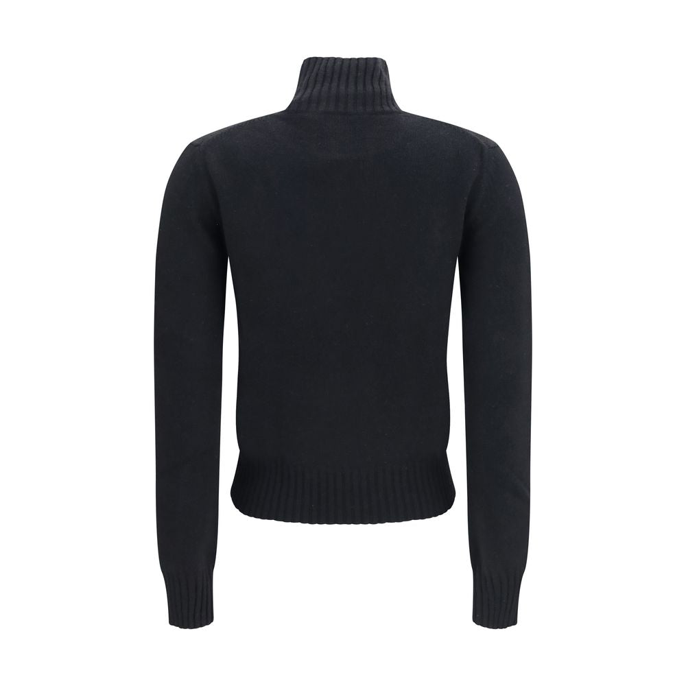 Black Cashmere Turtleneck