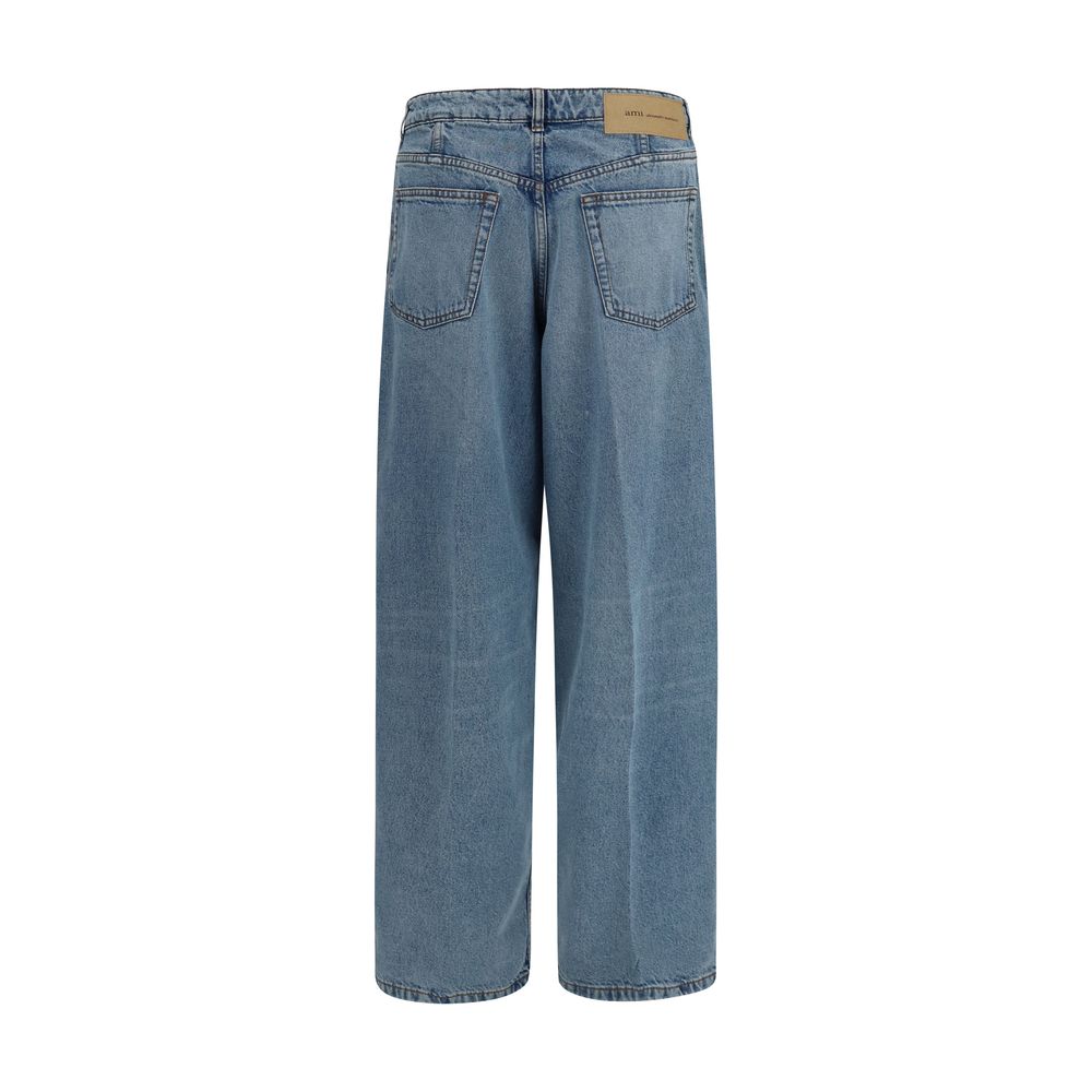 Blue Cotton Jeans Denim