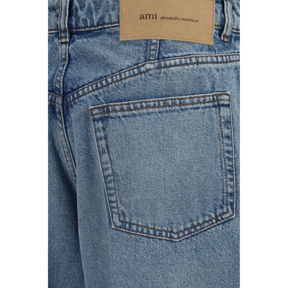 Blue Cotton Jeans Denim