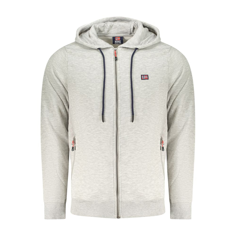 Grigio Cotton Men Sweatshirt