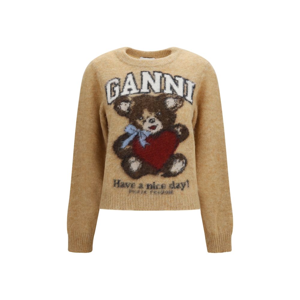 Beige Polyamide Sweatshirt